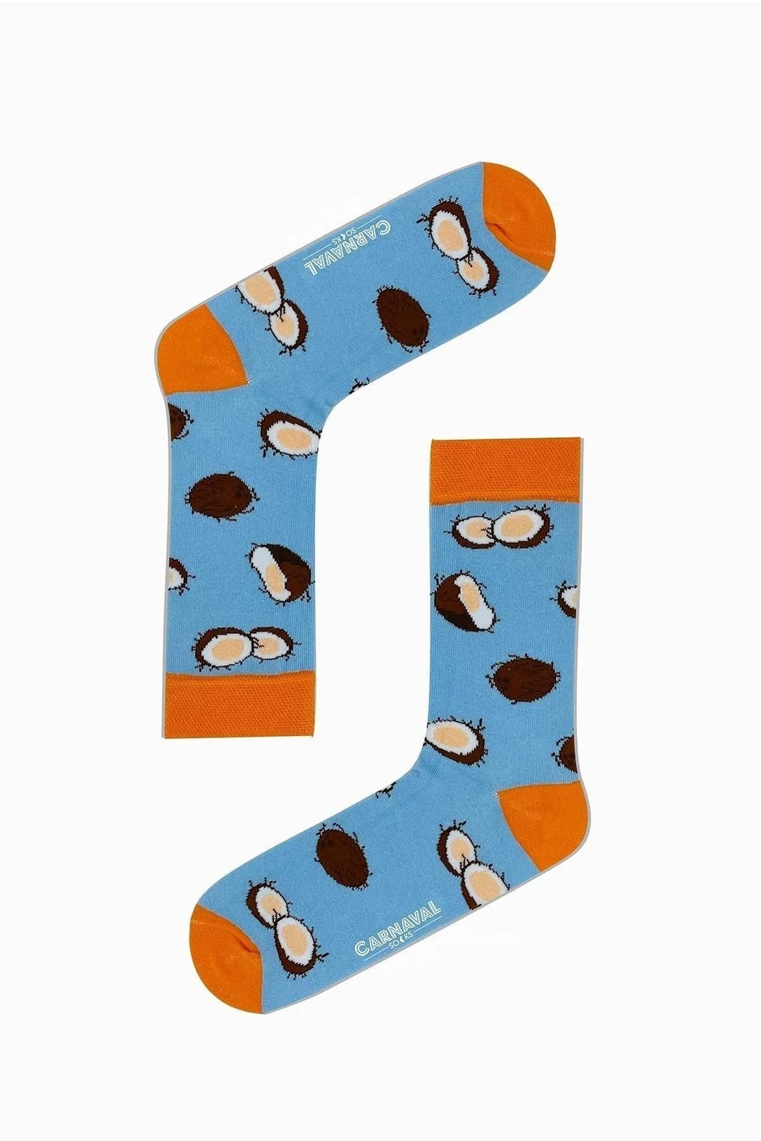 Chaussettes Carnaval Socks - Noix de Coco Tropicales